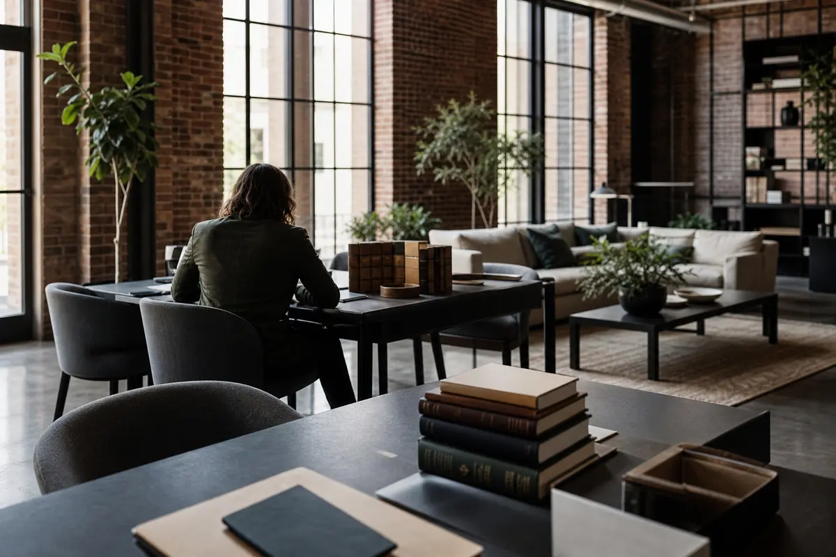 Editorial marketing planning scene for Legal News in Dos Palos, California