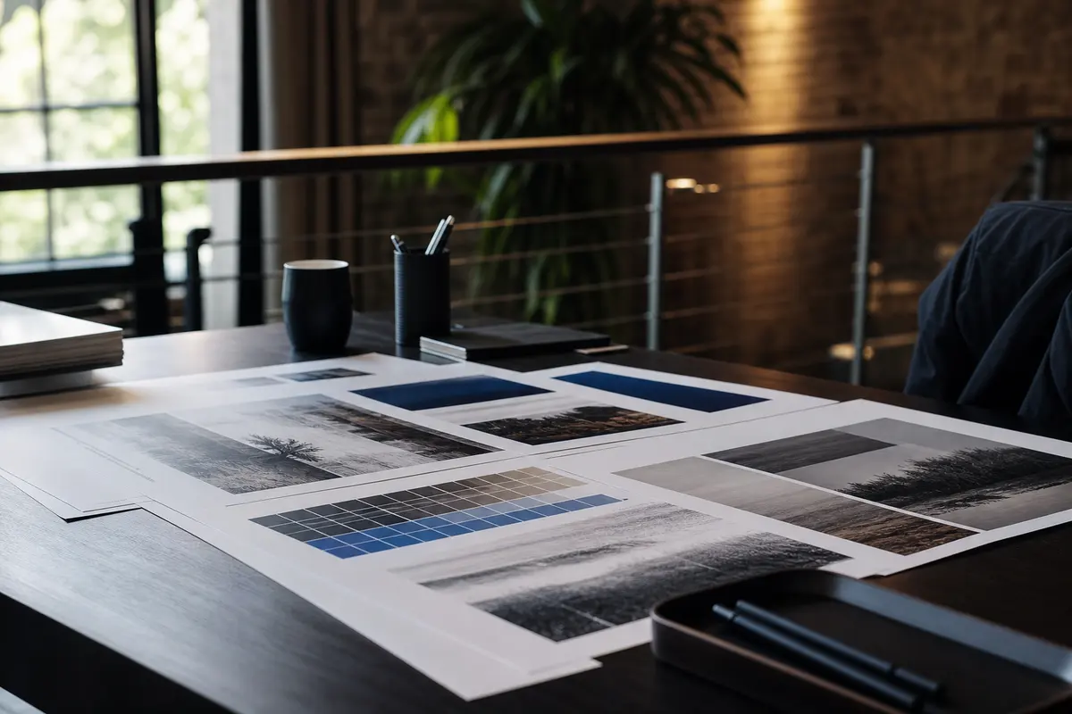 Editorial marketing planning scene for Dublin, California