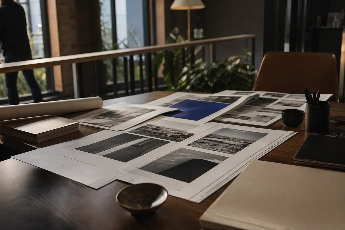 Editorial marketing planning scene for Eastvale, California