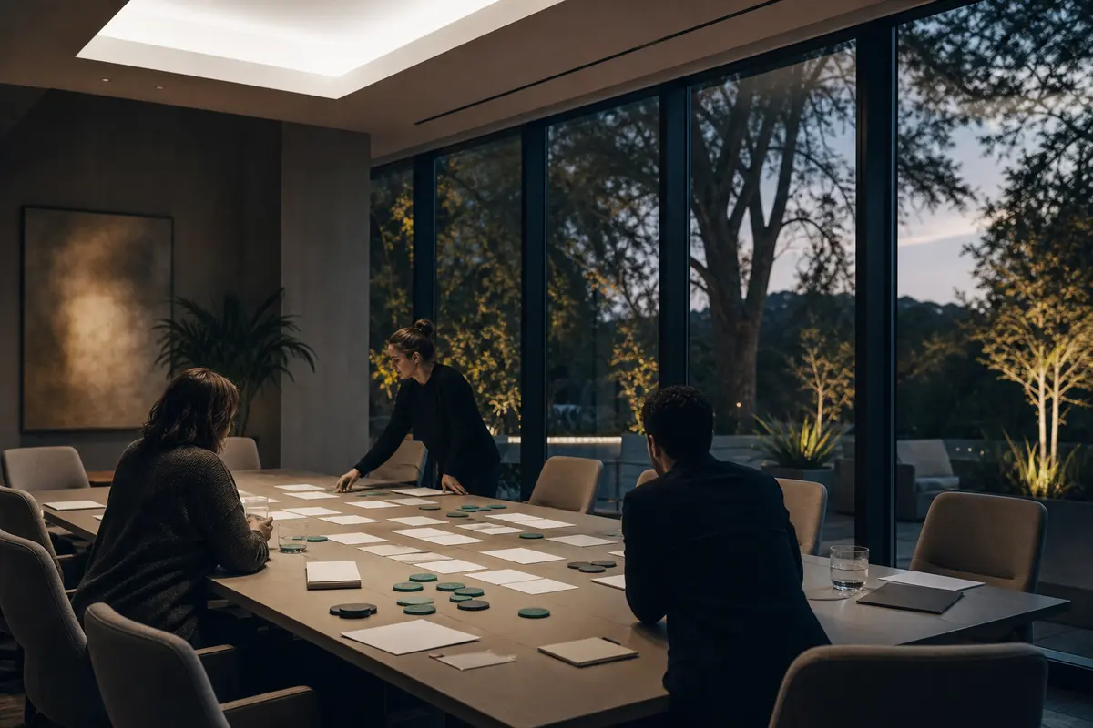 Editorial platform planning scene for Custom Software in El Dorado Hills, California