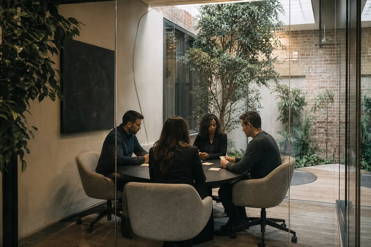 Editorial intake planning scene for Automation in El Sobrante, California