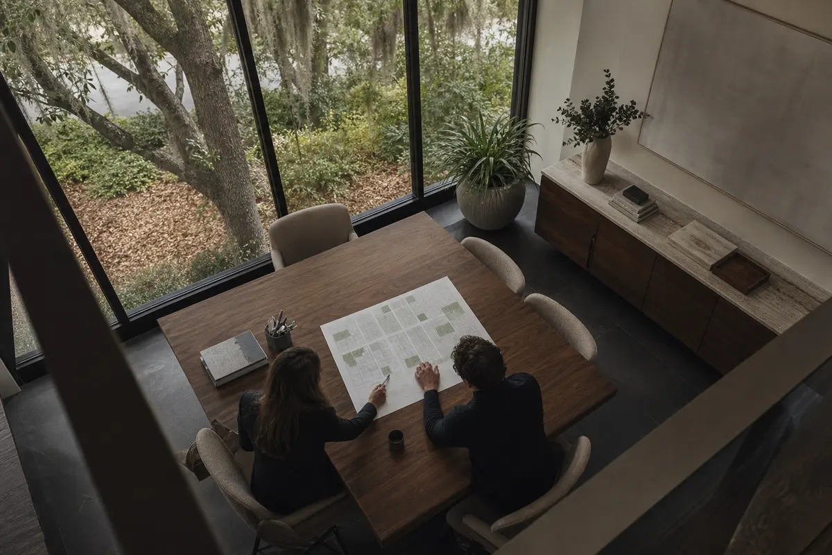 Editorial marketing planning scene for Local Service Ads in Glendora, California