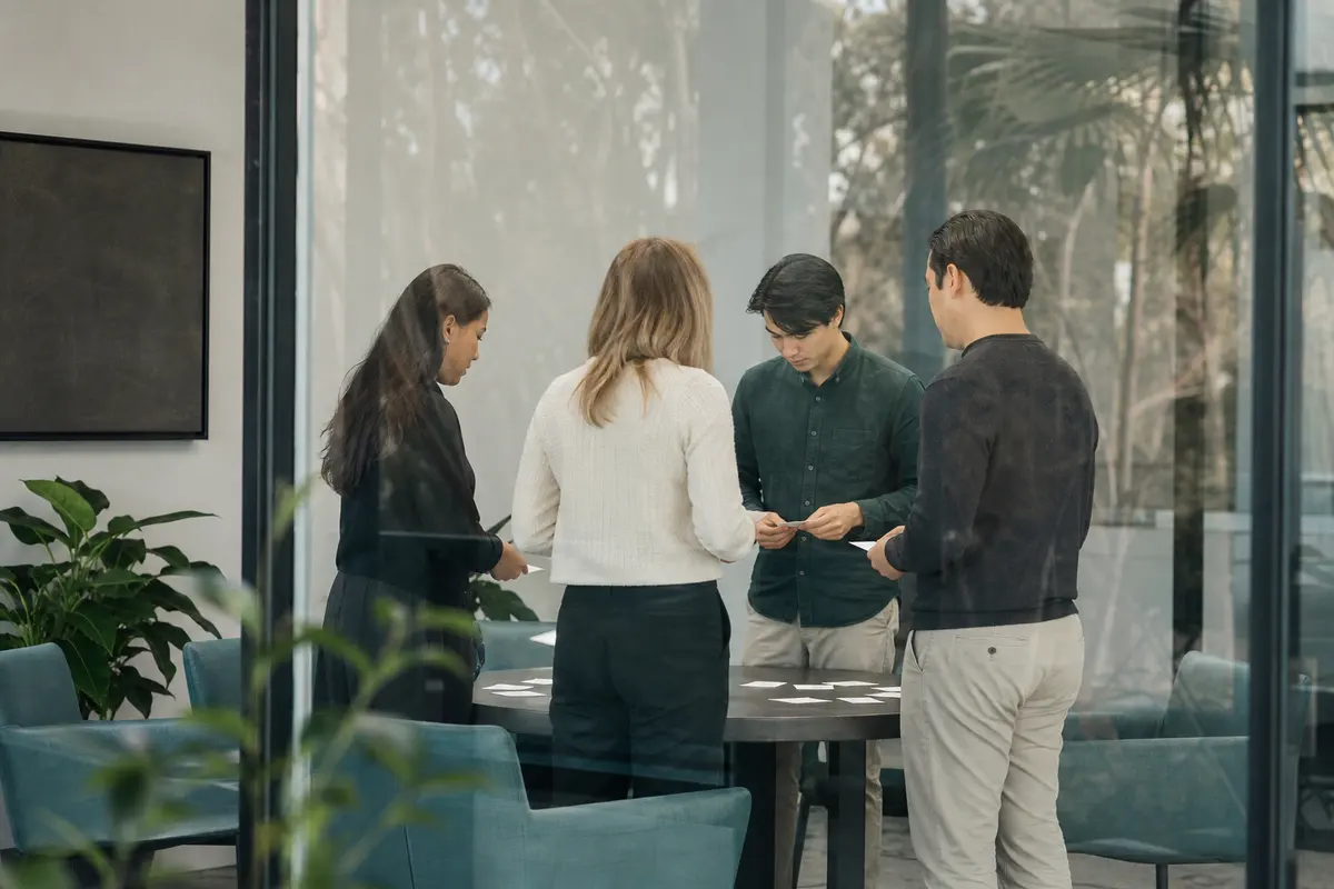 Editorial intake planning scene for Automation in Goleta, California