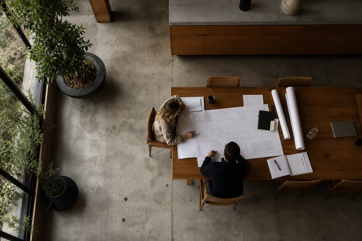 Editorial platform planning scene for ROI Dashboard in Goleta, California