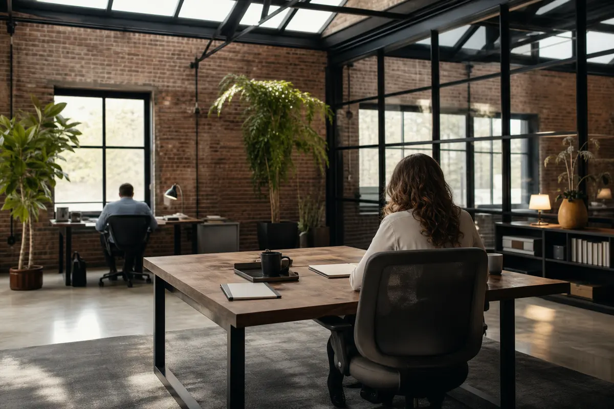 Editorial marketing planning scene for AI SEO in Gonzales, California