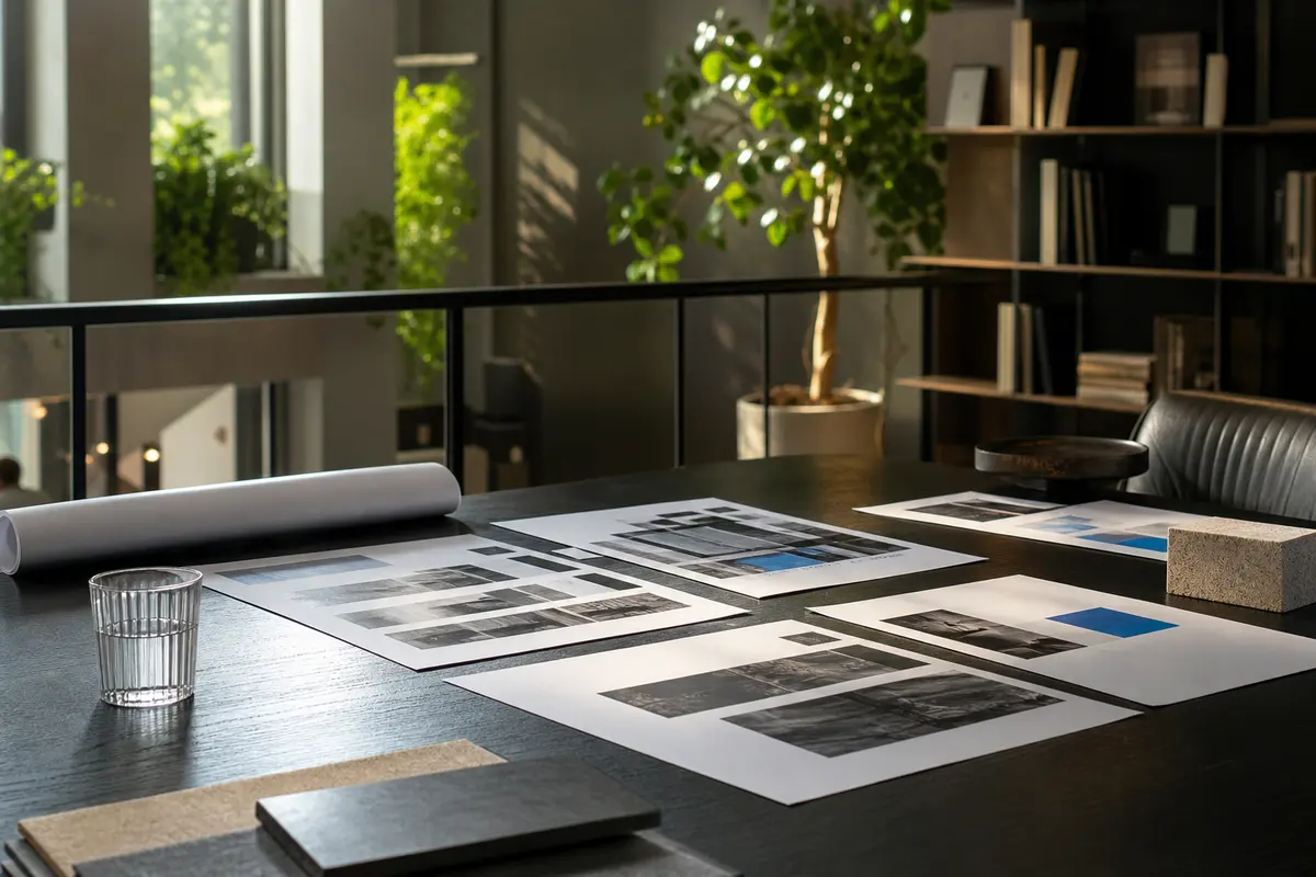Editorial marketing planning scene for Legal News in Grand Terrace, California