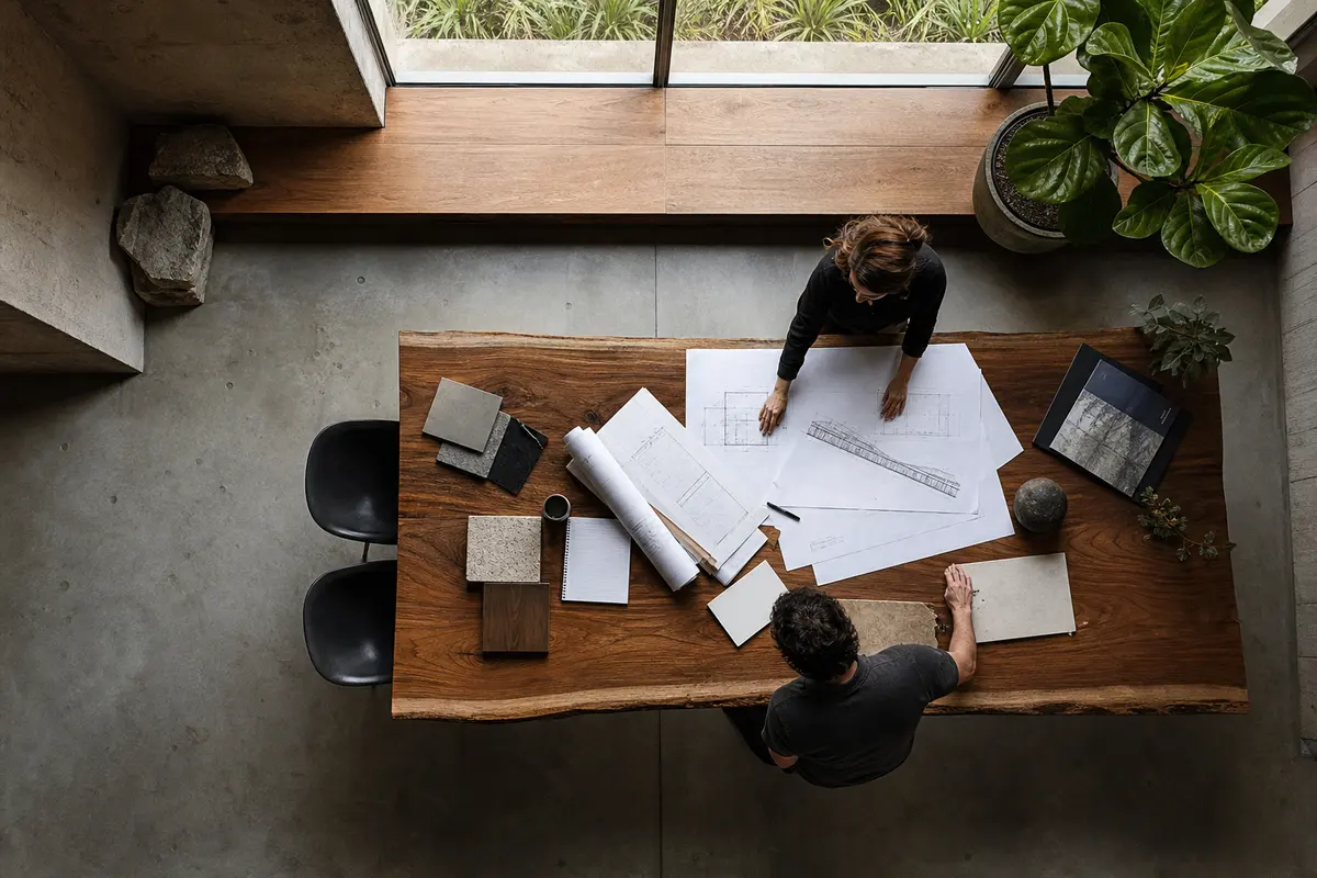 Editorial platform planning scene for ROI Dashboard in Granite Bay, California