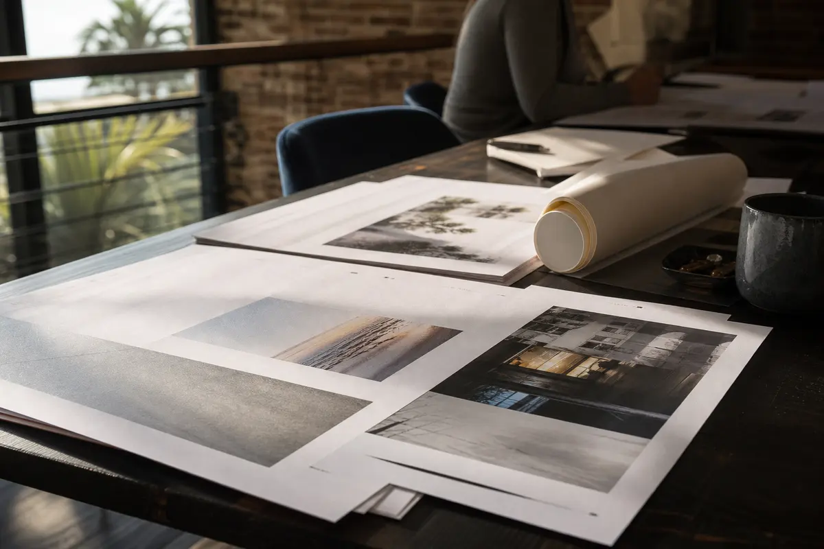 Editorial marketing planning scene for Grover Beach, California