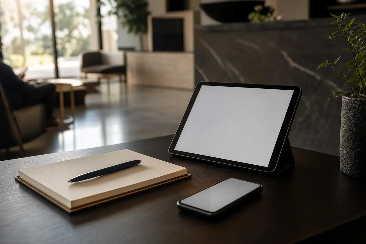 Editorial intake planning scene for Automation in Hermosa Beach, California