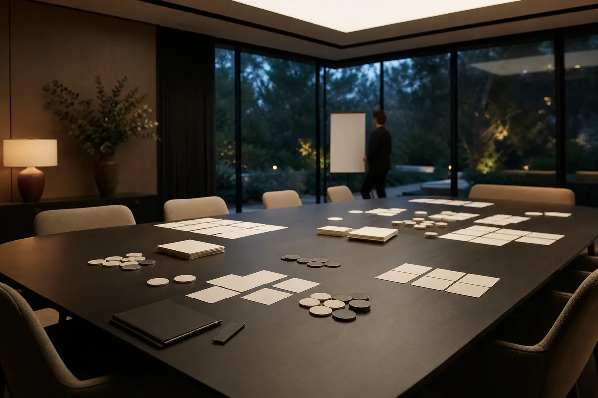 Editorial platform planning scene for Custom Software in Hillsborough, California