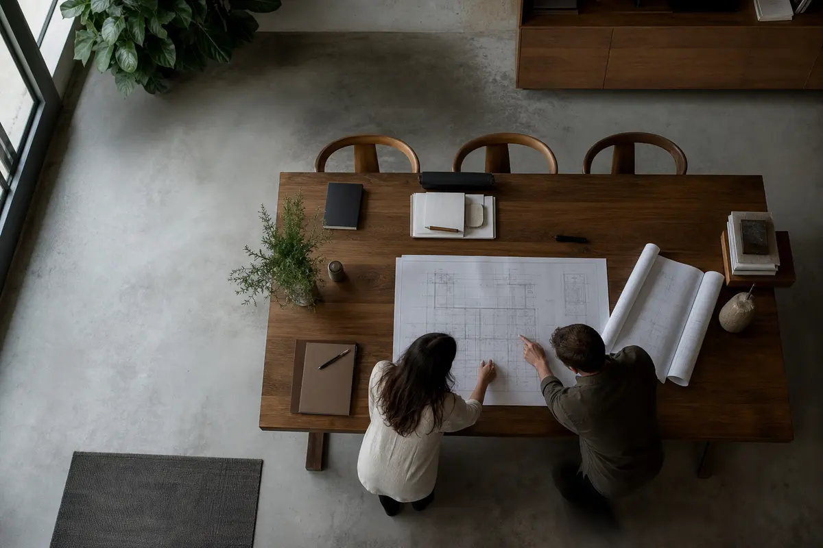 Editorial platform planning scene for ROI Dashboard in Hughson, California