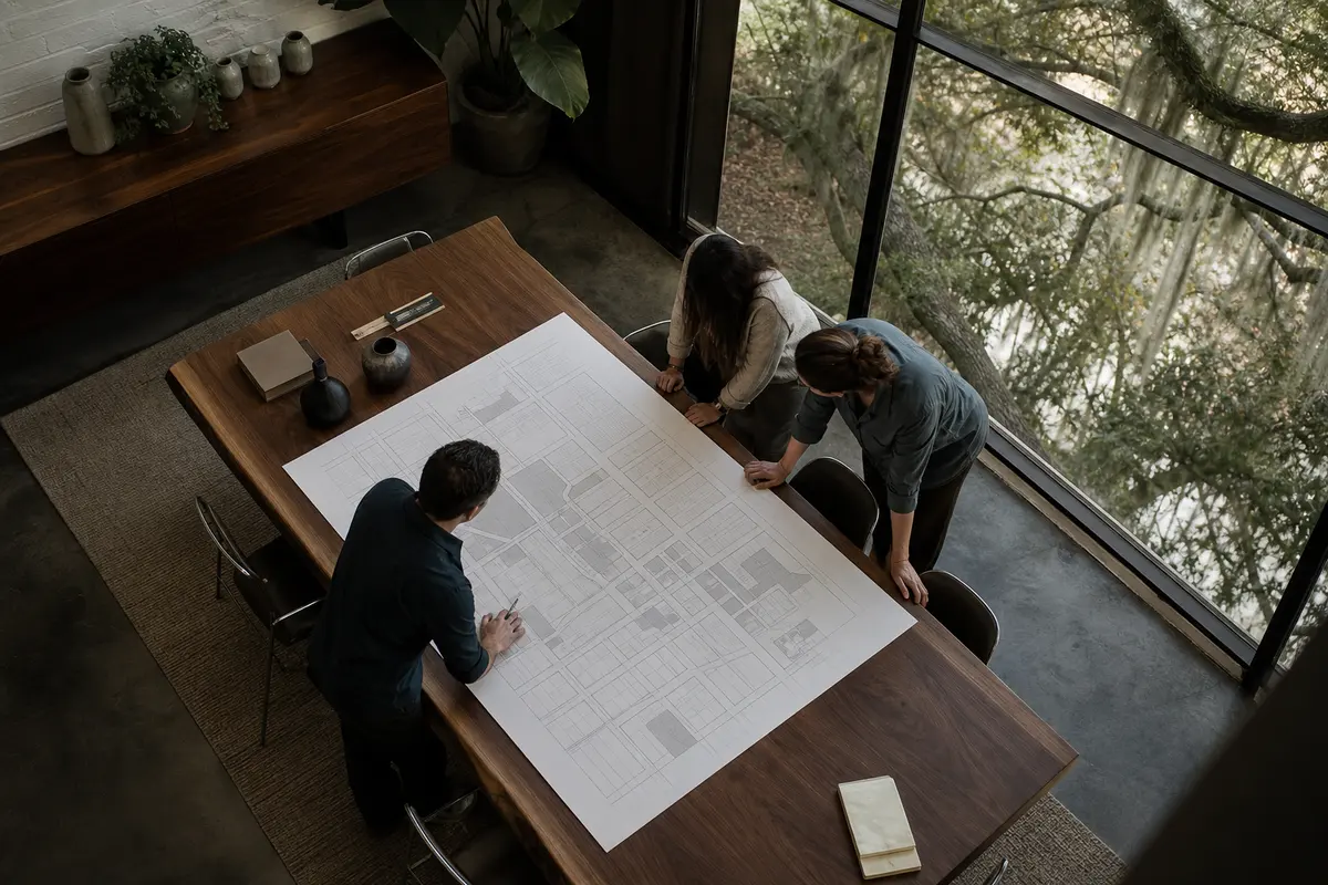 Editorial marketing planning scene for Reputation & Reviews in Jackson, California