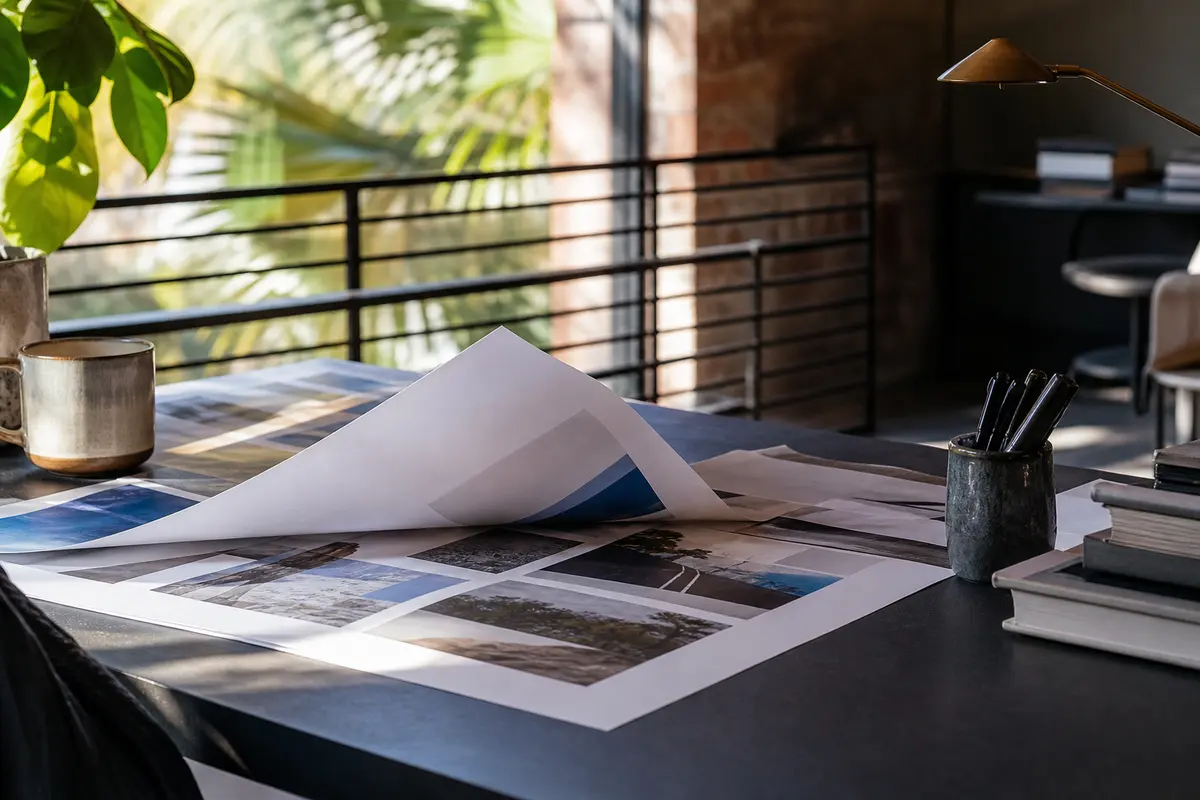 Editorial marketing planning scene for Legal News in Joshua Tree, California