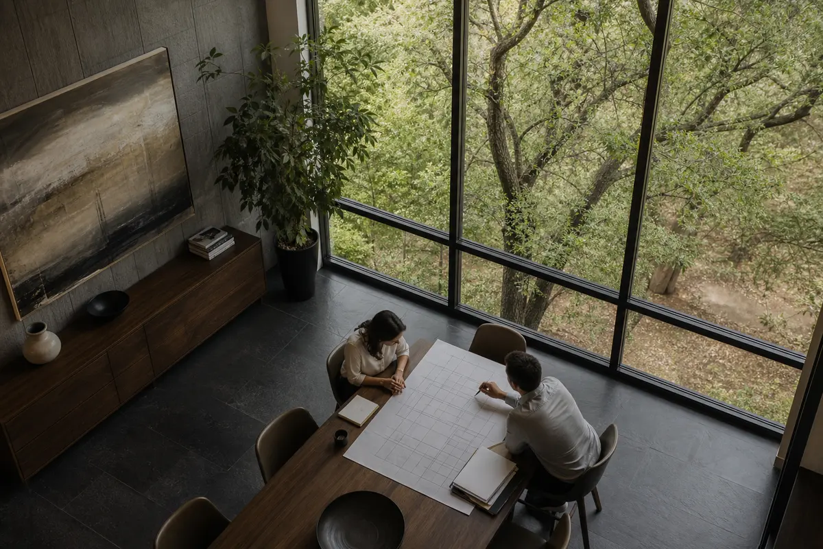 Editorial marketing planning scene for Programmatic SEO in Kentfield, California