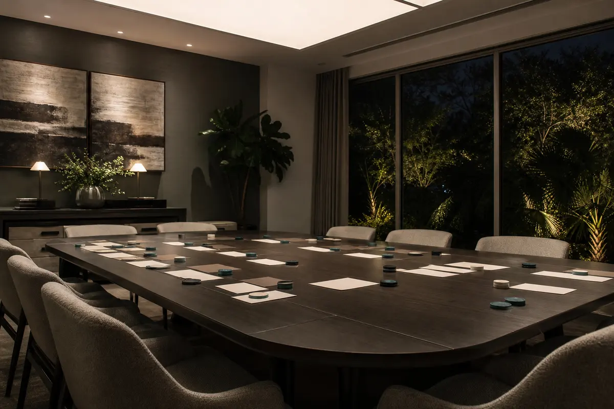 Editorial platform planning scene for Custom Software in La Cresta, California