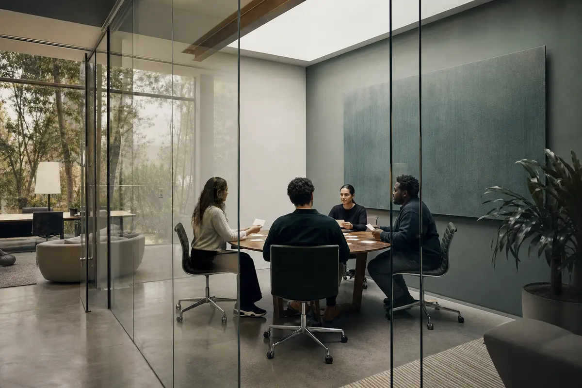 Editorial intake planning scene for Automation in Ladera Heights, California