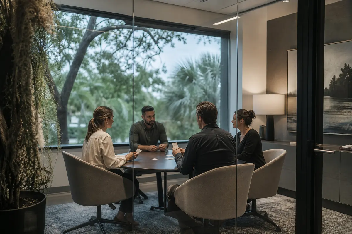 Editorial intake planning scene for Automation in Laguna Niguel, California