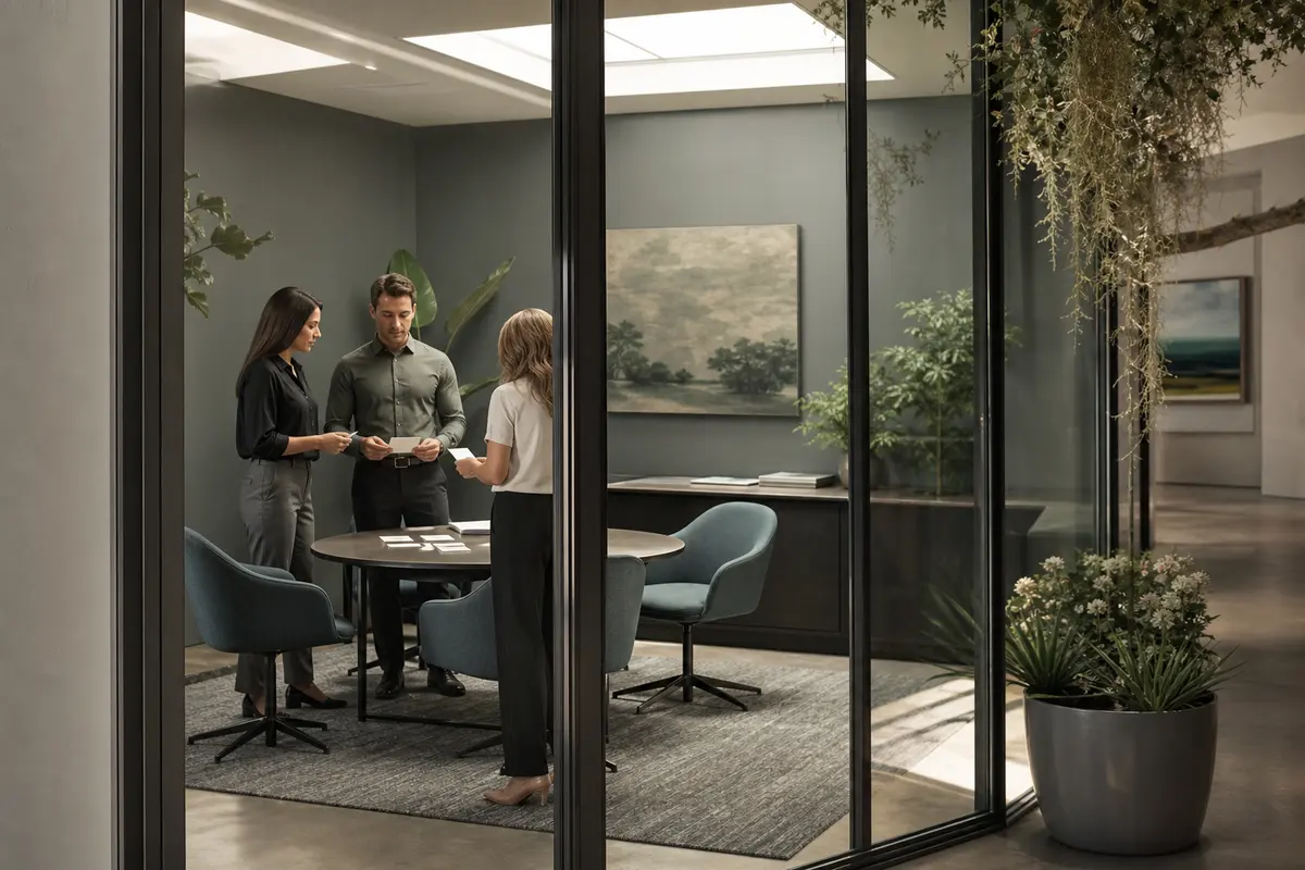 Editorial intake planning scene for Automation in La Habra, California