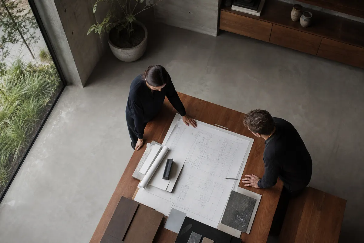 Editorial platform planning scene for Custom Software in La Habra, California