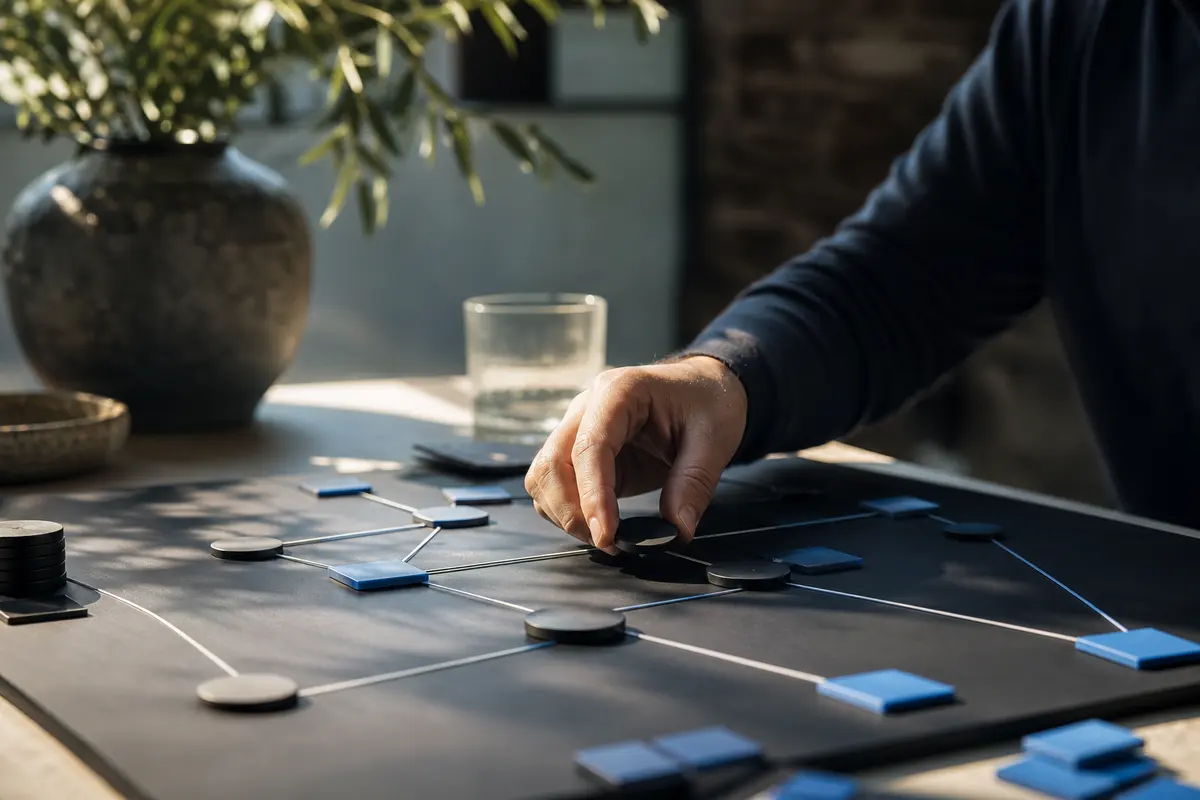 Editorial platform planning scene for ROI Dashboard in La Mesa, California