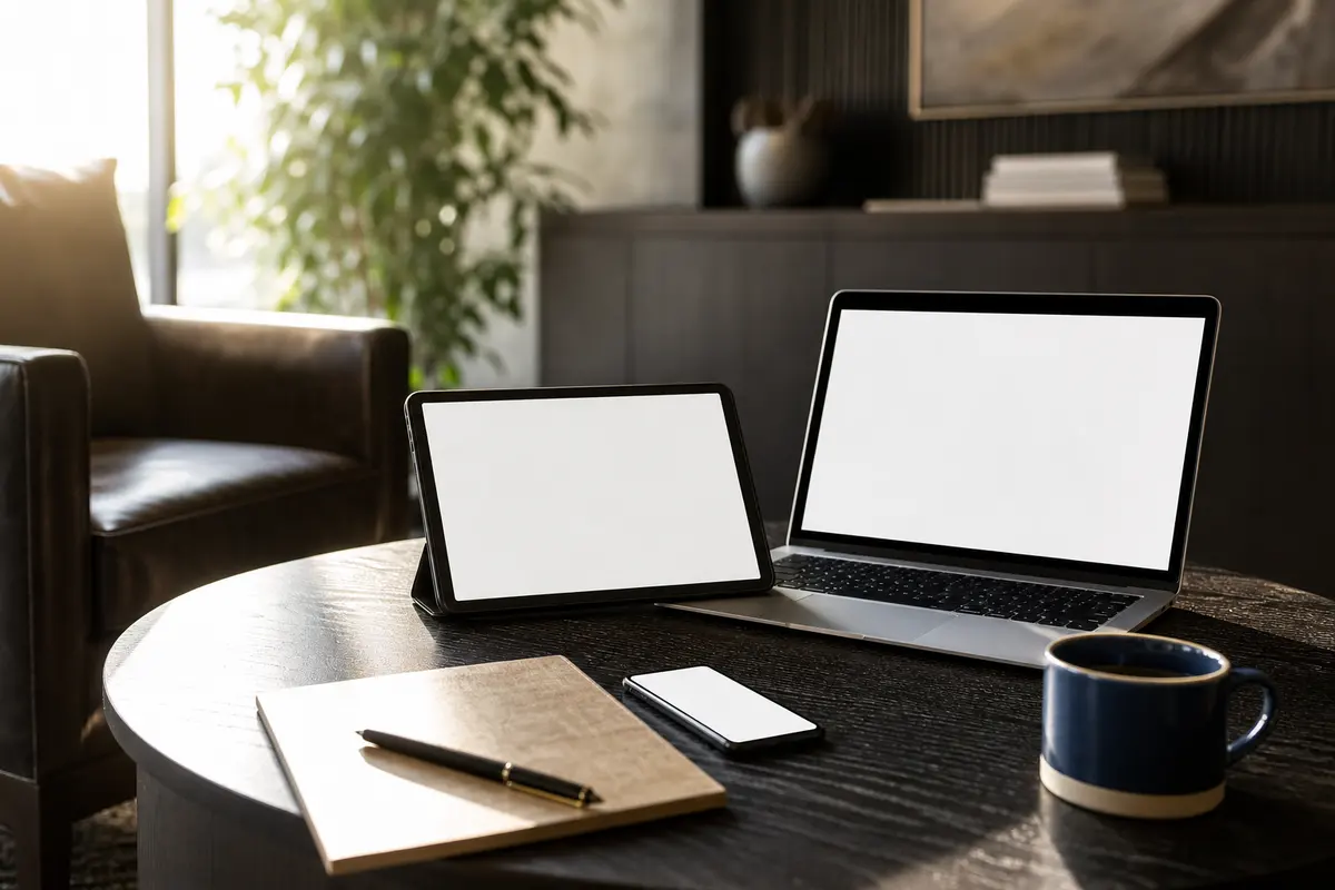Editorial intake planning scene for AI Answering in Lancaster, California