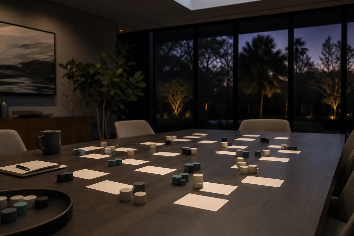 Editorial platform planning scene for Dedicated Hosting in La Palma, California