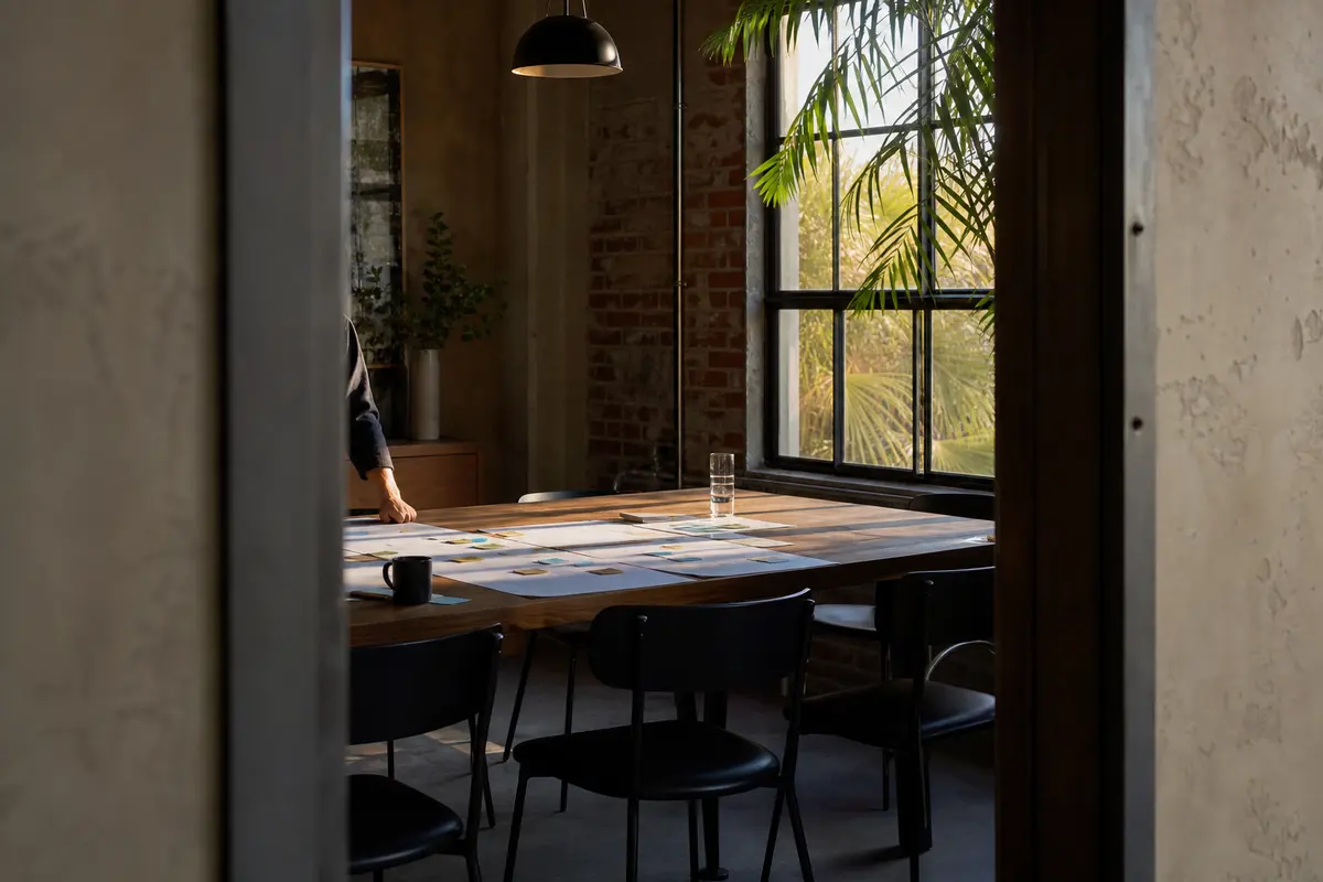 Editorial marketing planning scene for Legal News in Linda, California
