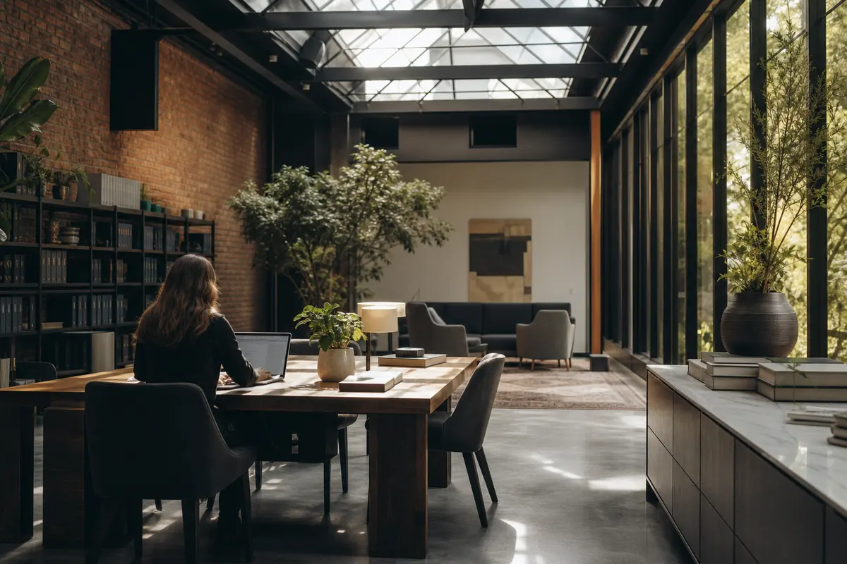 Editorial marketing planning scene for AI SEO in Loomis, California
