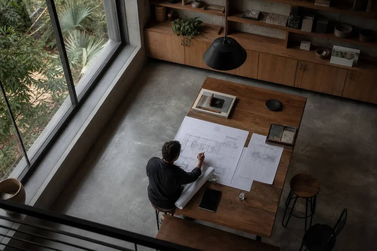 Editorial platform planning scene for Dedicated Hosting in Los Angeles, California