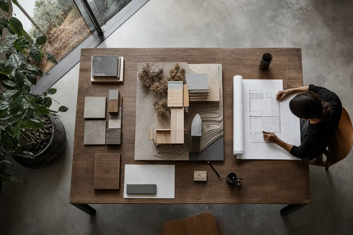Editorial platform planning scene for Custom Software in Lucerne Valley, California