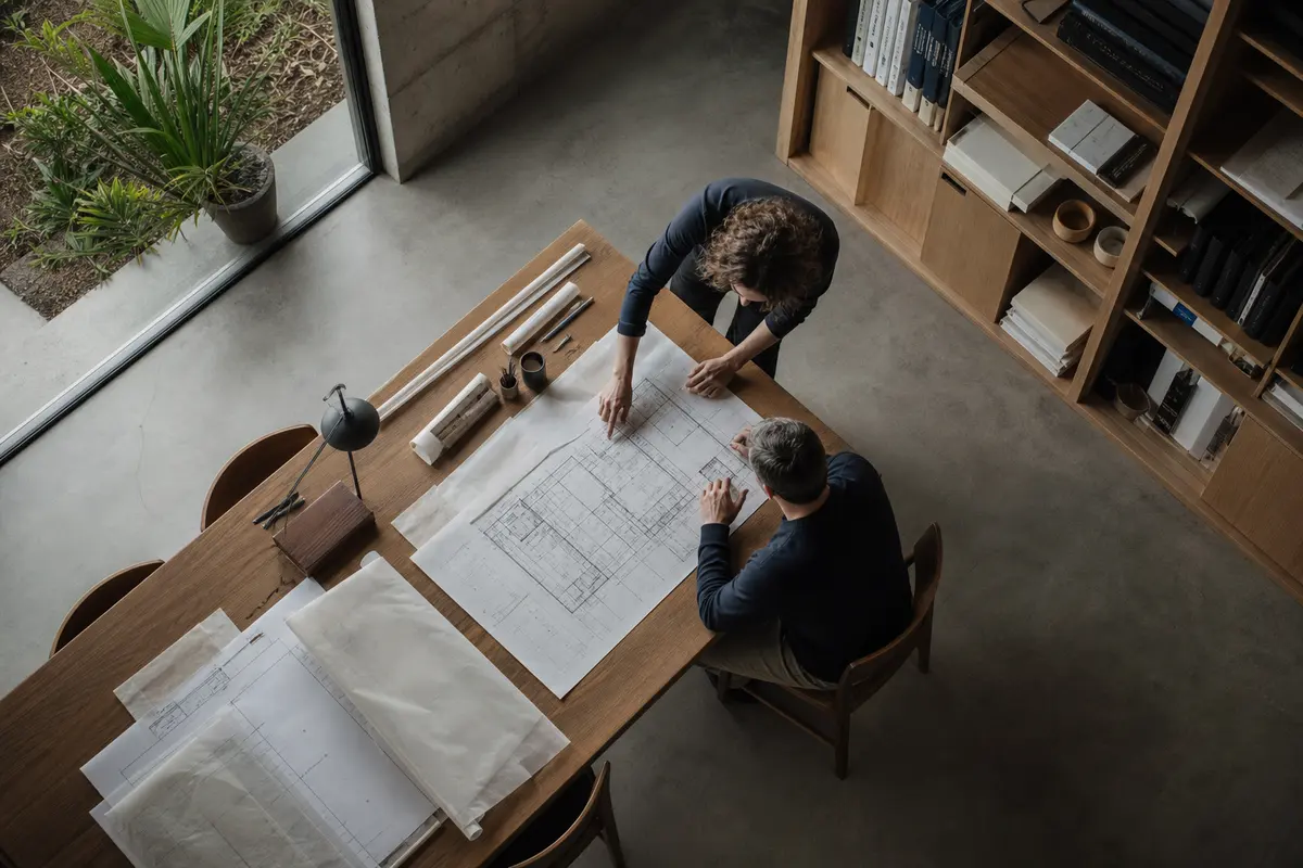 Editorial platform planning scene for Custom Software in Malibu, California