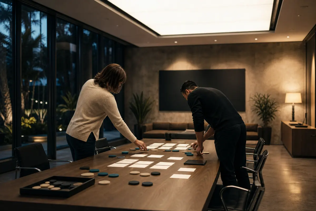 Editorial platform planning scene for Dedicated Hosting in Marina, California