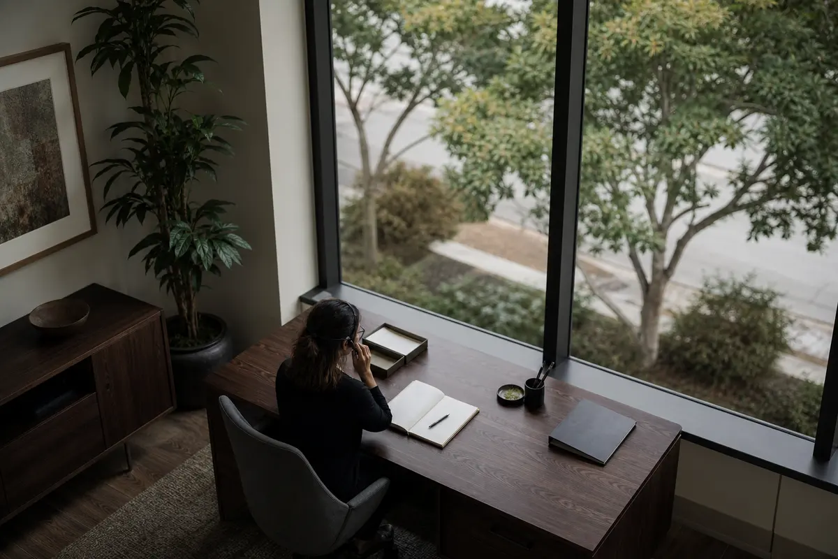 Editorial intake planning scene for Lead Attribution in Martinez, California