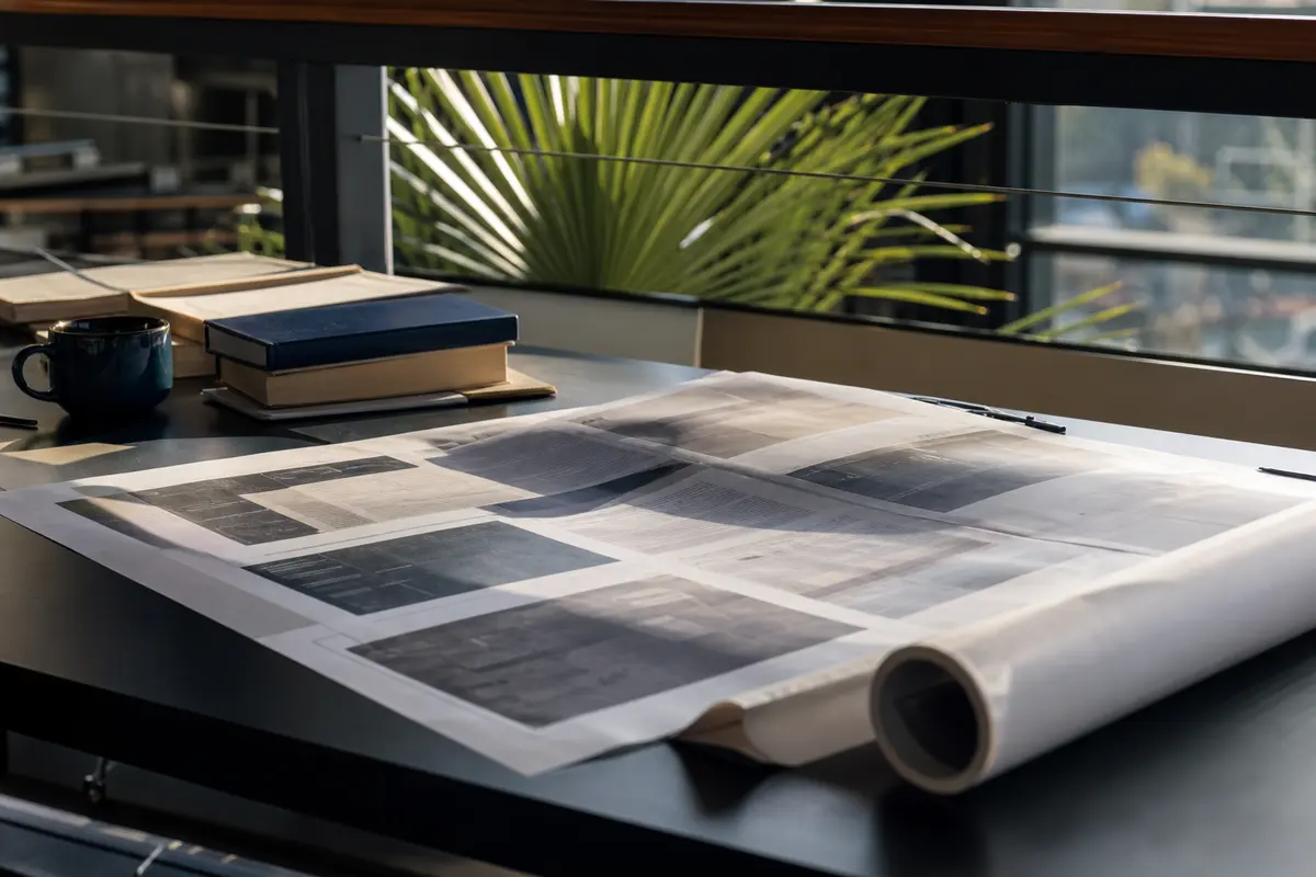 Editorial marketing planning scene for Legal News in Mira Monte, California