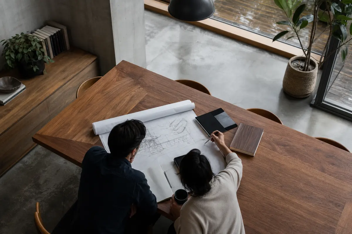 Editorial platform planning scene for ROI Dashboard in Montebello, California