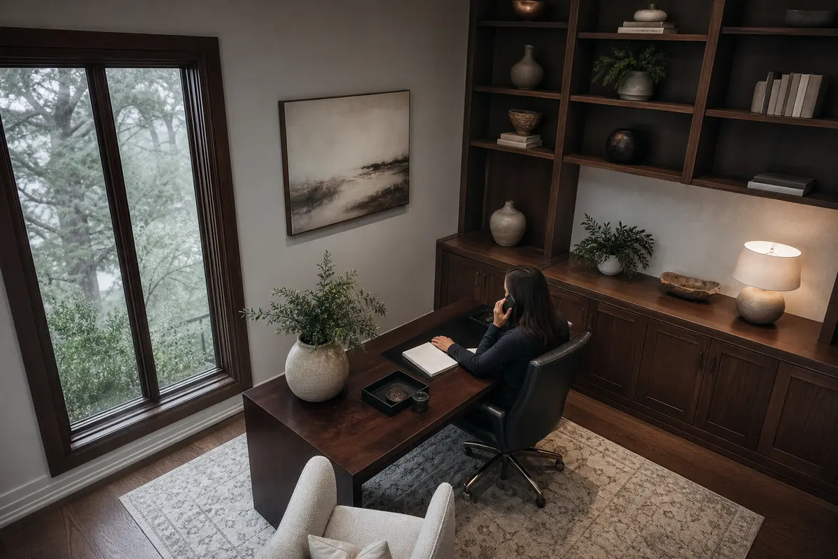 Editorial intake planning scene for Intake Coach in Montecito, California