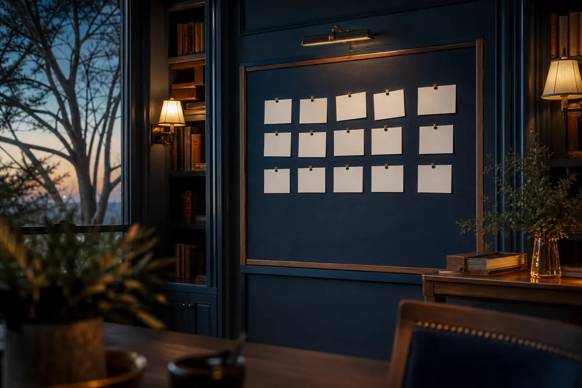 Editorial marketing planning scene for Legal News in Morro Bay, California