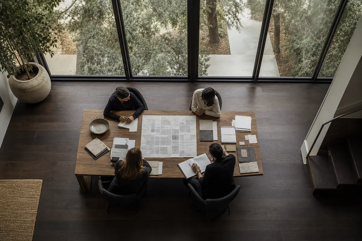 Editorial marketing planning scene for Newman, California
