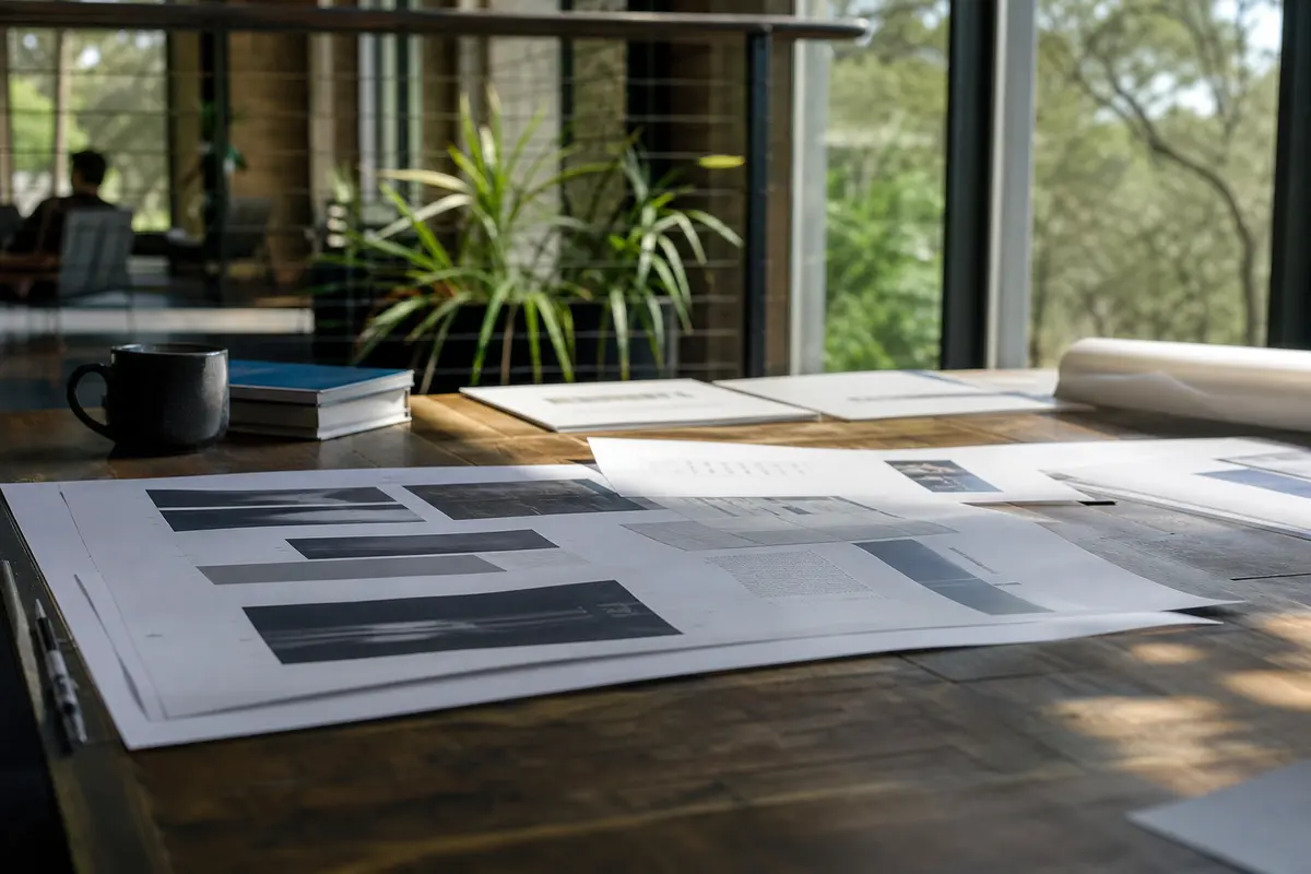 Editorial marketing planning scene for Programmatic SEO in Oak Park, California