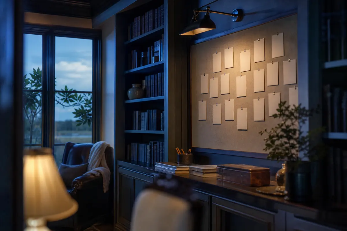 Editorial marketing planning scene for Orosi, California