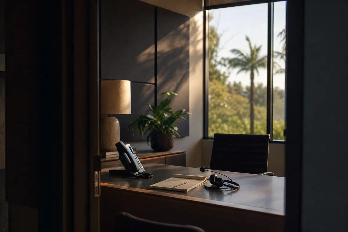 Editorial intake planning scene for Lead Attribution in Palermo, California