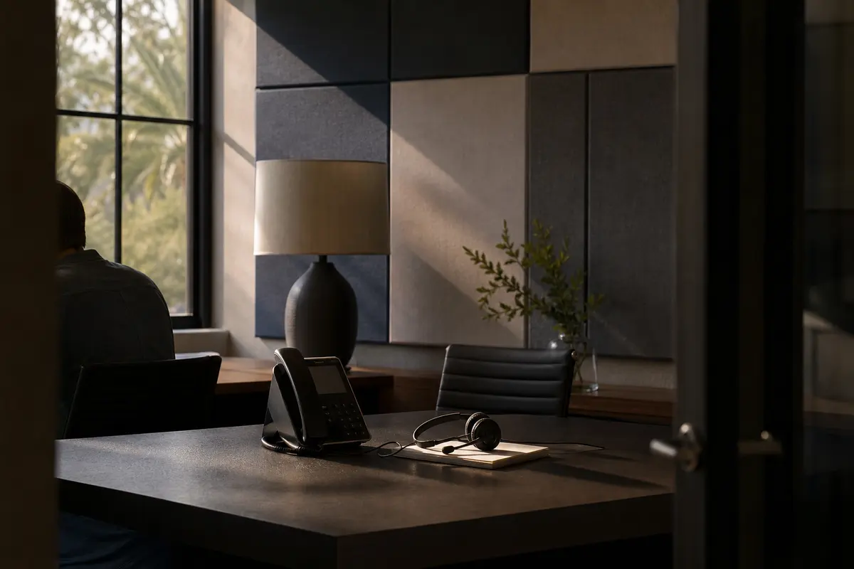 Editorial intake planning scene for Intake Coach in Palos Verdes Estates, California