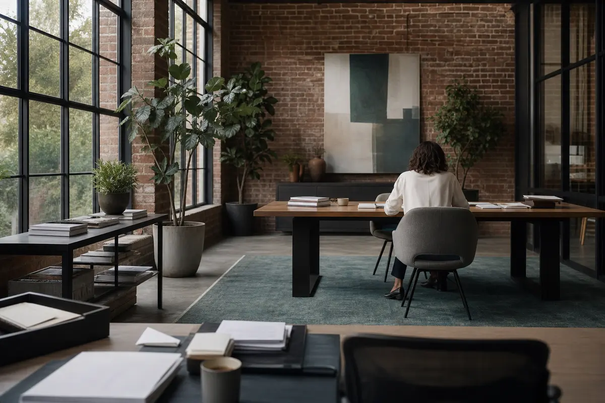 Editorial marketing planning scene for Perris, California