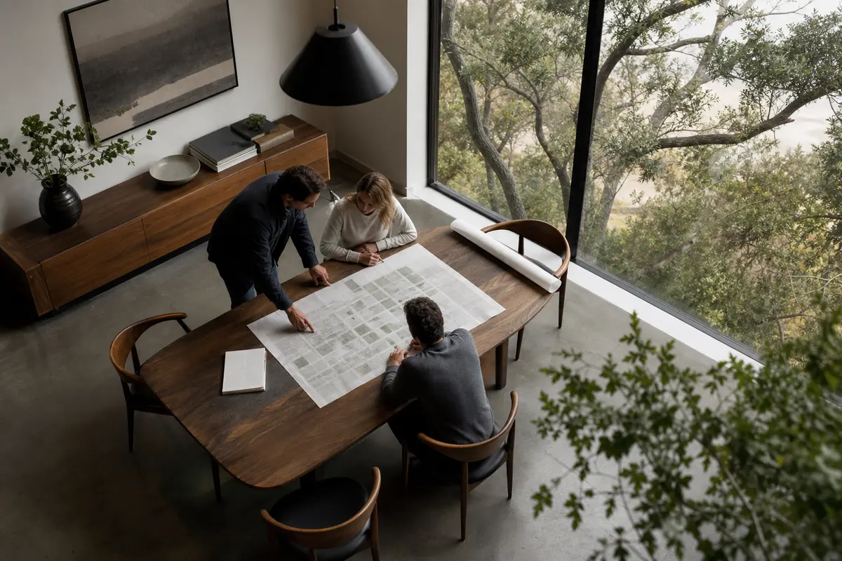 Editorial marketing planning scene for Legal News in Pismo Beach, California