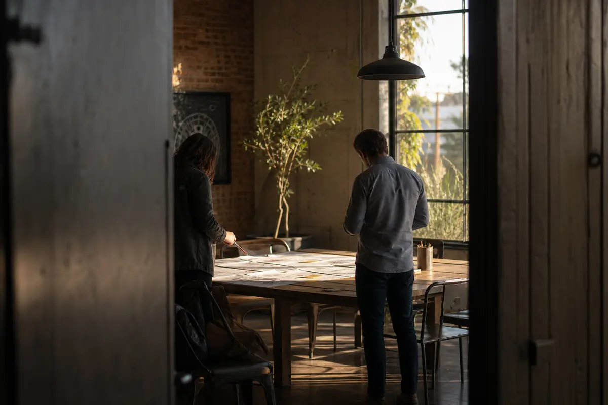 Editorial marketing planning scene for Placentia, California