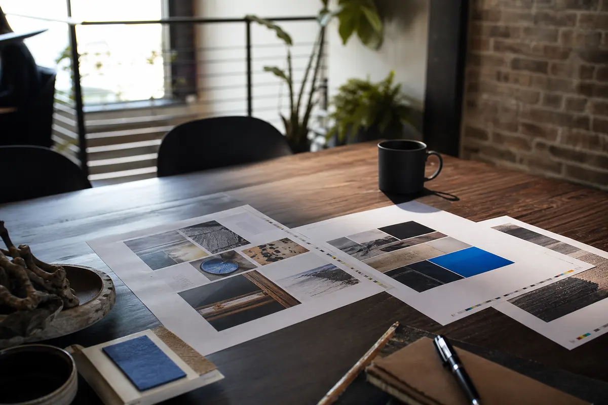 Editorial marketing planning scene for Programmatic SEO in Pleasure Point, California