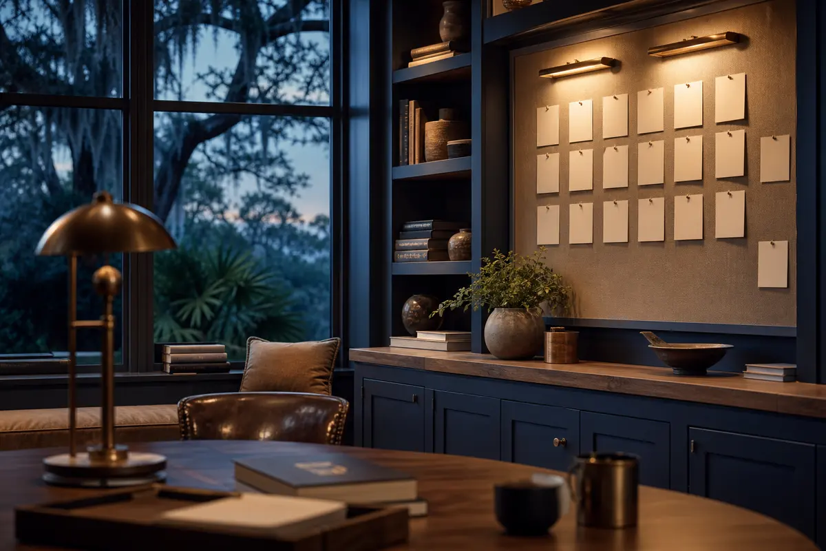 Editorial marketing planning scene for Rancho Santa Margarita, California