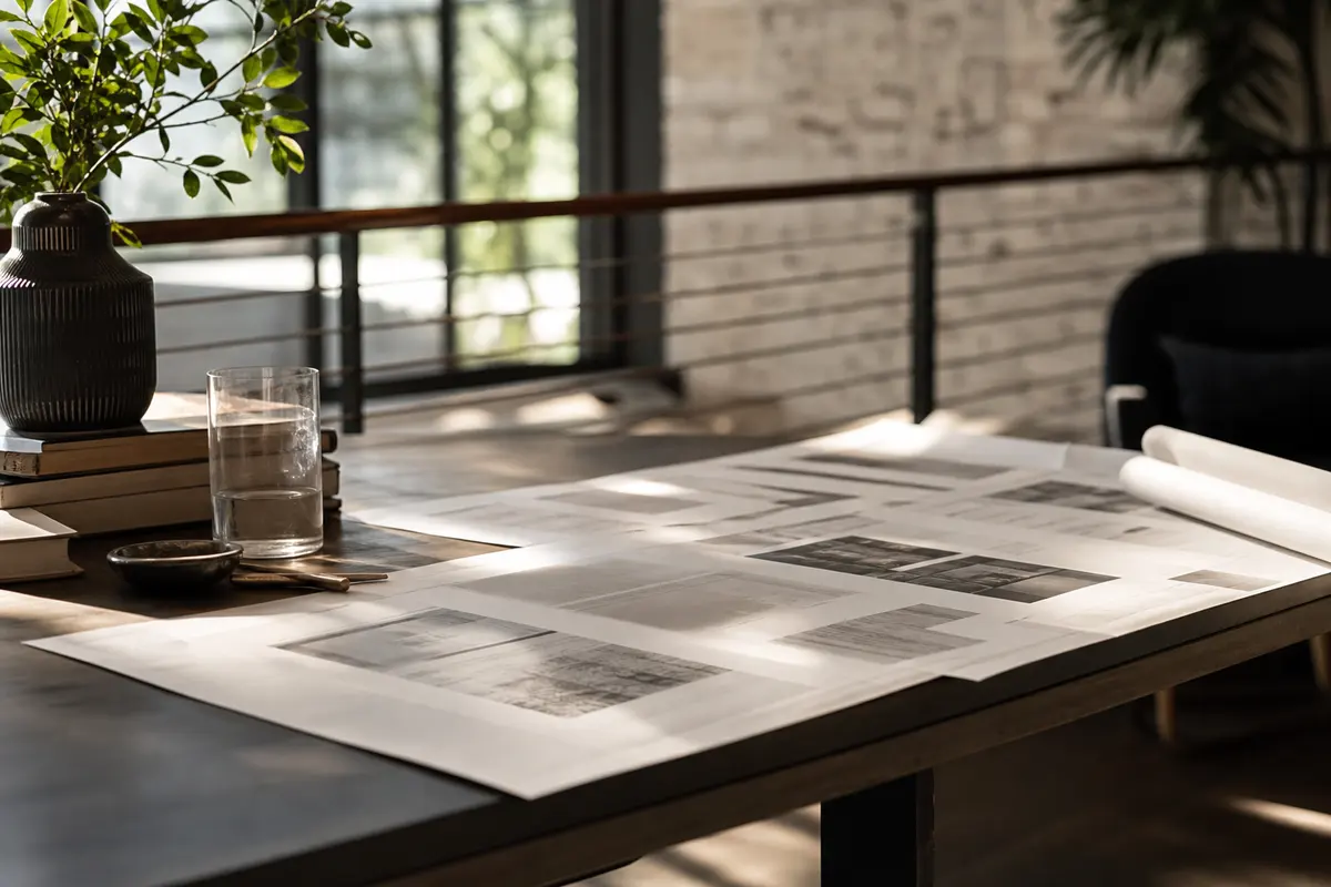 Editorial marketing planning scene for Red Bluff, California