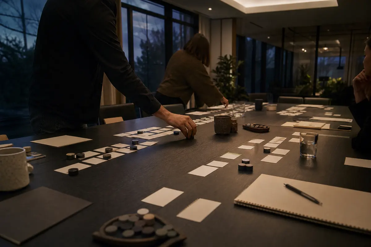 Editorial platform planning scene for ROI Dashboard in Red Bluff, California