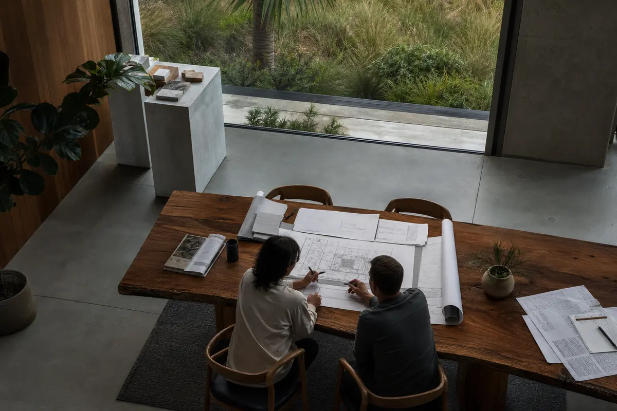 Editorial platform planning scene for ROI Dashboard in Rialto, California